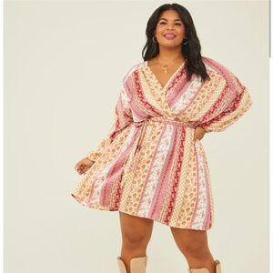 Floral Arula Tie Dress